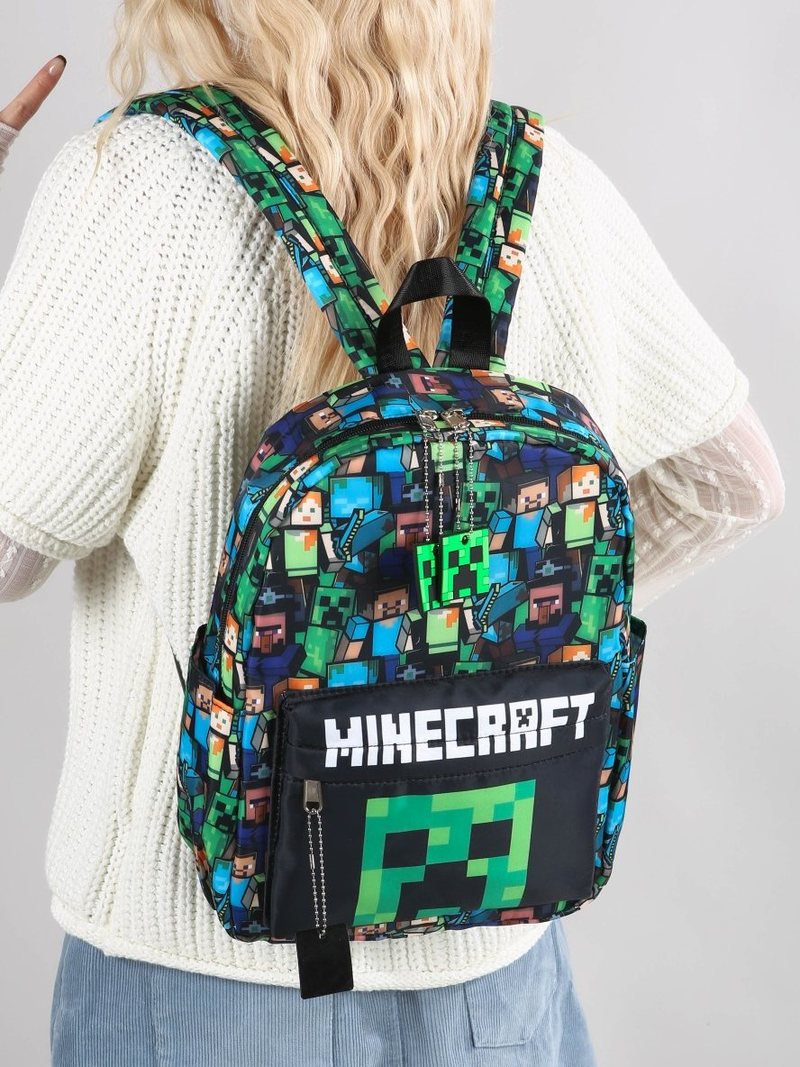 Minecraft-rugzak Graffiti-prin - Kids Outdoor Backpack recensie en prijs