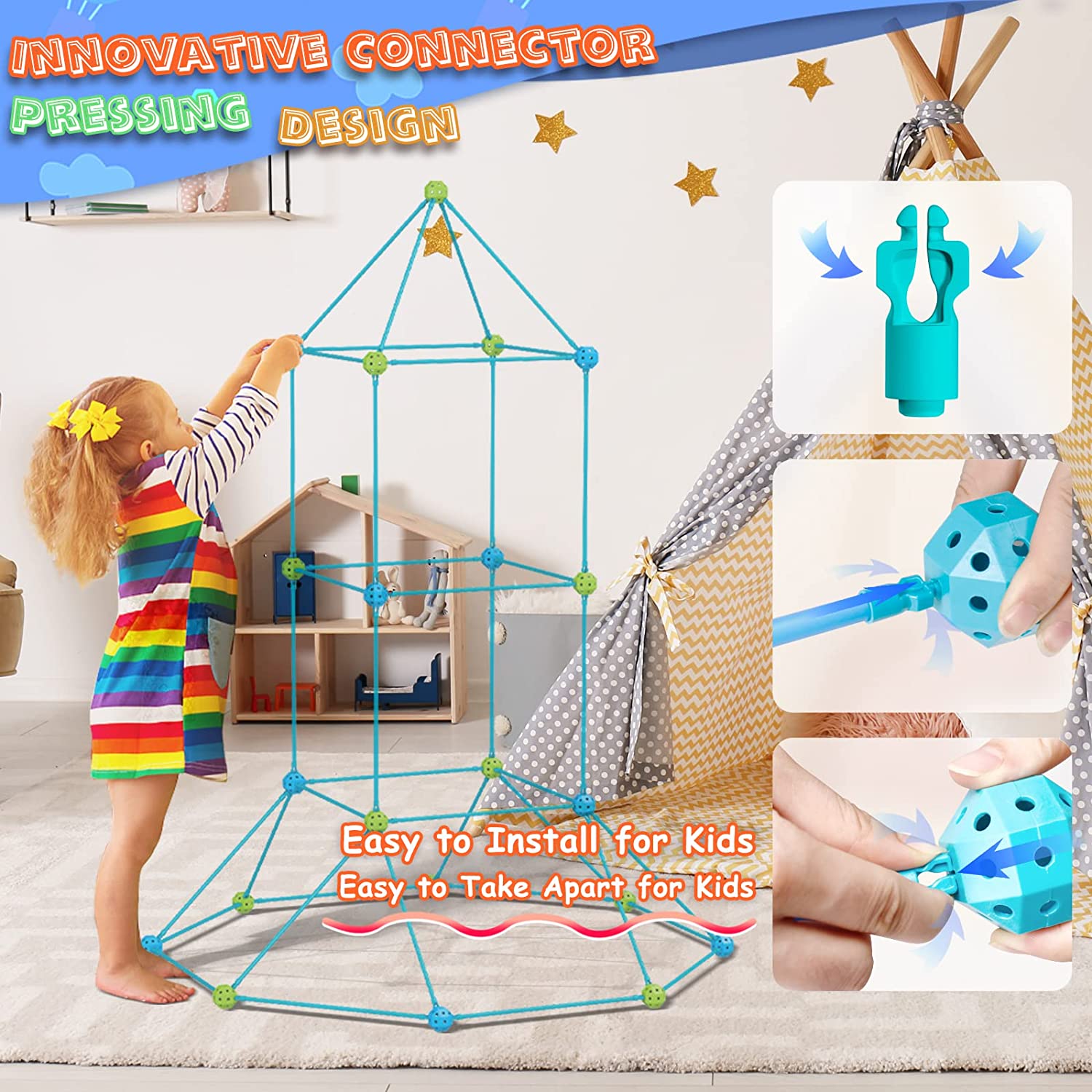 Kinderen DIY Bouwkasteel Krale - Outdoor Kids In An Indoor World recensie en prijs