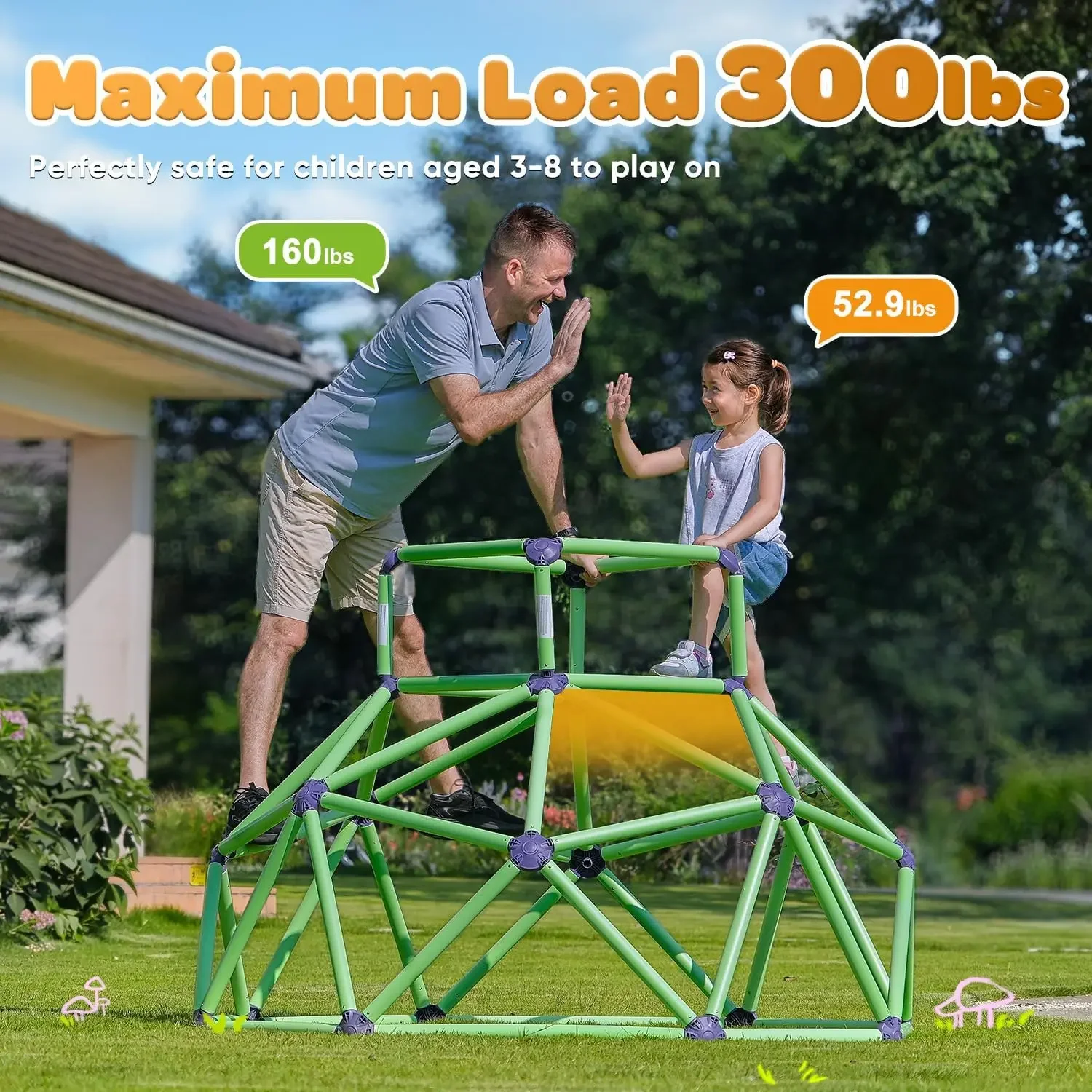 Zupapa Monkey Bars Climbing Do - Kids Outdoor Jungle Gym Dome recensie en prijs