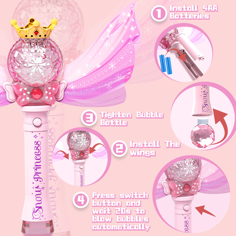 Princess Angel Wing Bubble Wan - Kids Outdoor Music recensie en prijs