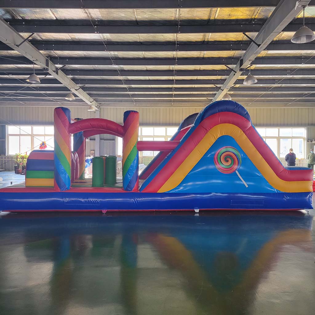 Reuze commerciële opblaasbare  - Kids Outdoor House With Slide recensie en prijs