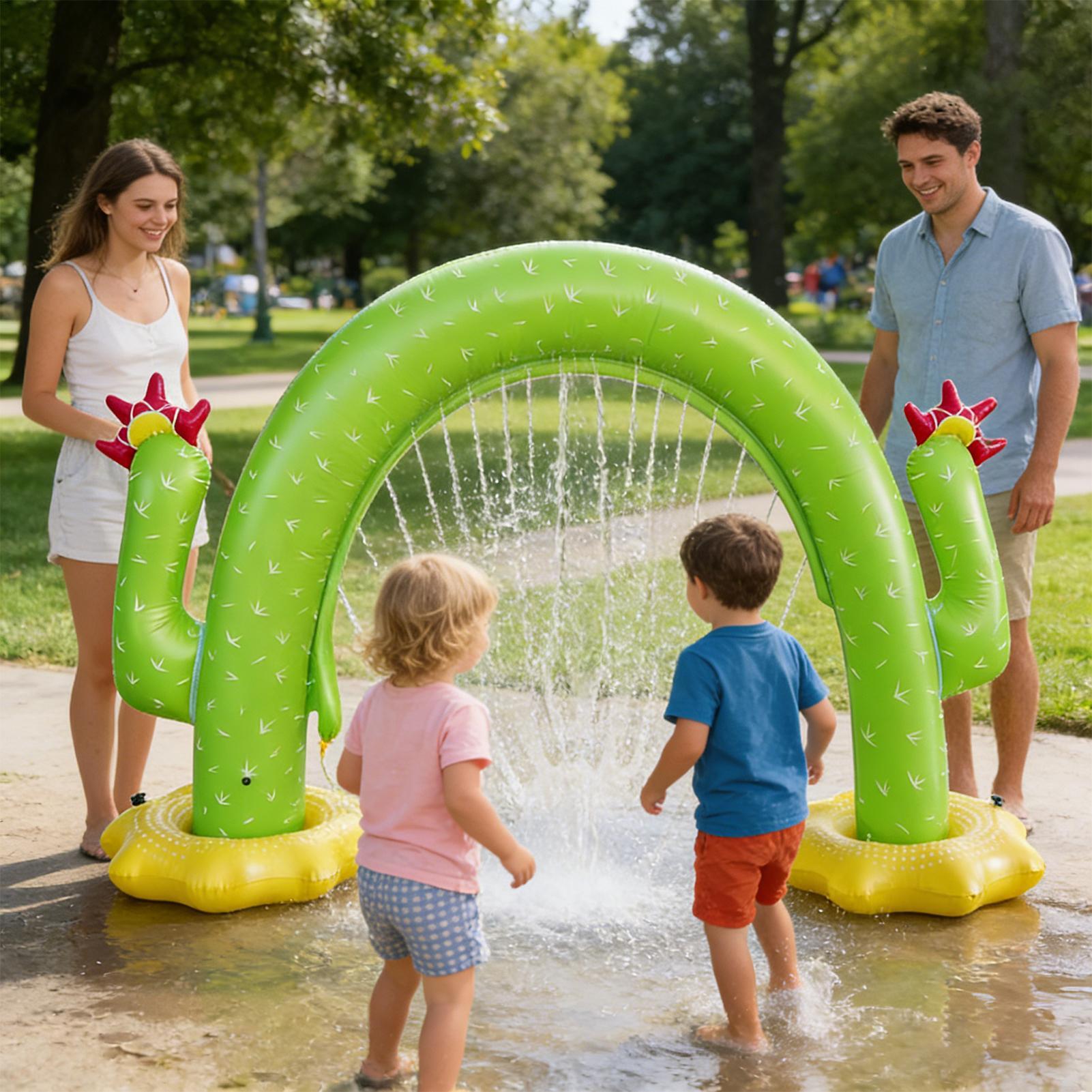 Opblaasbare cactus-sproeier vo - Kids Outdoor Tunnel recensie en prijs