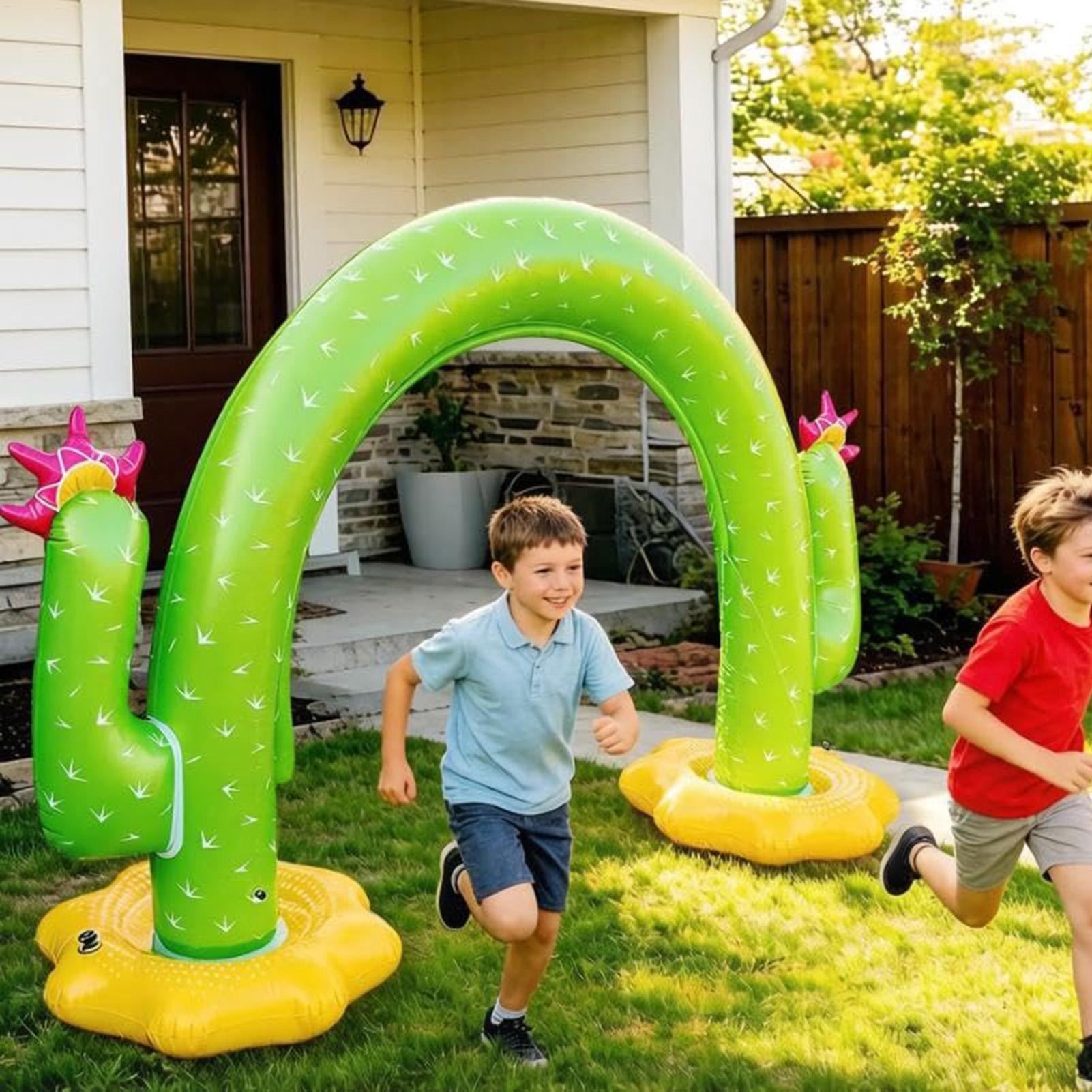 Opblaasbare cactus-sproeier vo - Kids Outdoor Tunnel recensie en prijs