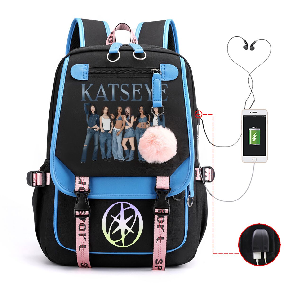 Katseye-rugzak Studentenrugzak - Kids Outdoor Backpack recensie en prijs