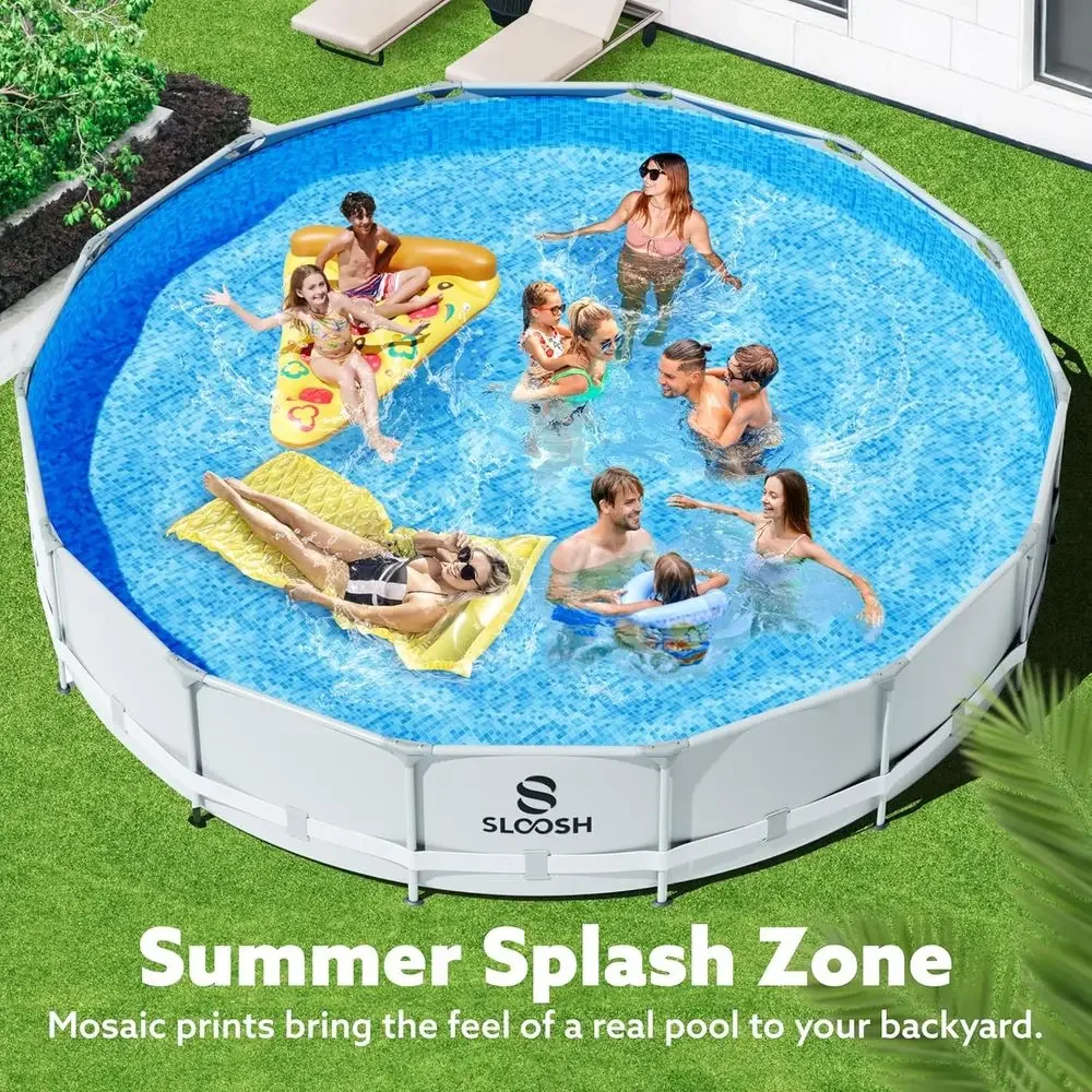 Rond zwembadset van 4,57m x 1, - Kids Outdoor Ladder recensie en prijs