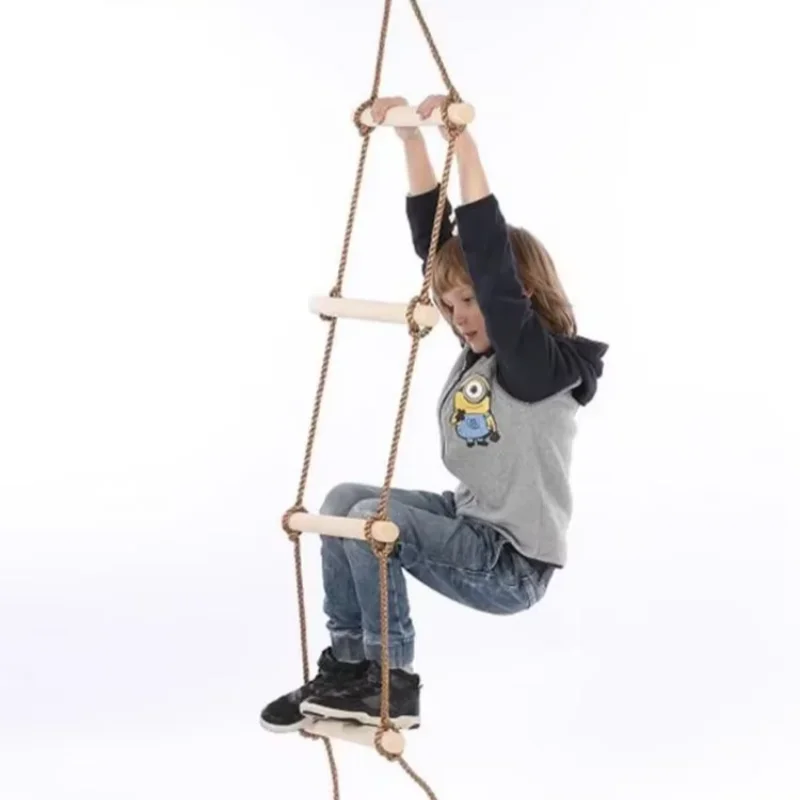 Kinderen Klimtouwladder Houten - Kids Outdoor Ladder recensie en prijs