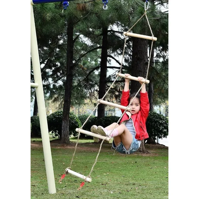 Kinderen Klimtouwladder Houten - Kids Outdoor Ladder recensie en prijs
