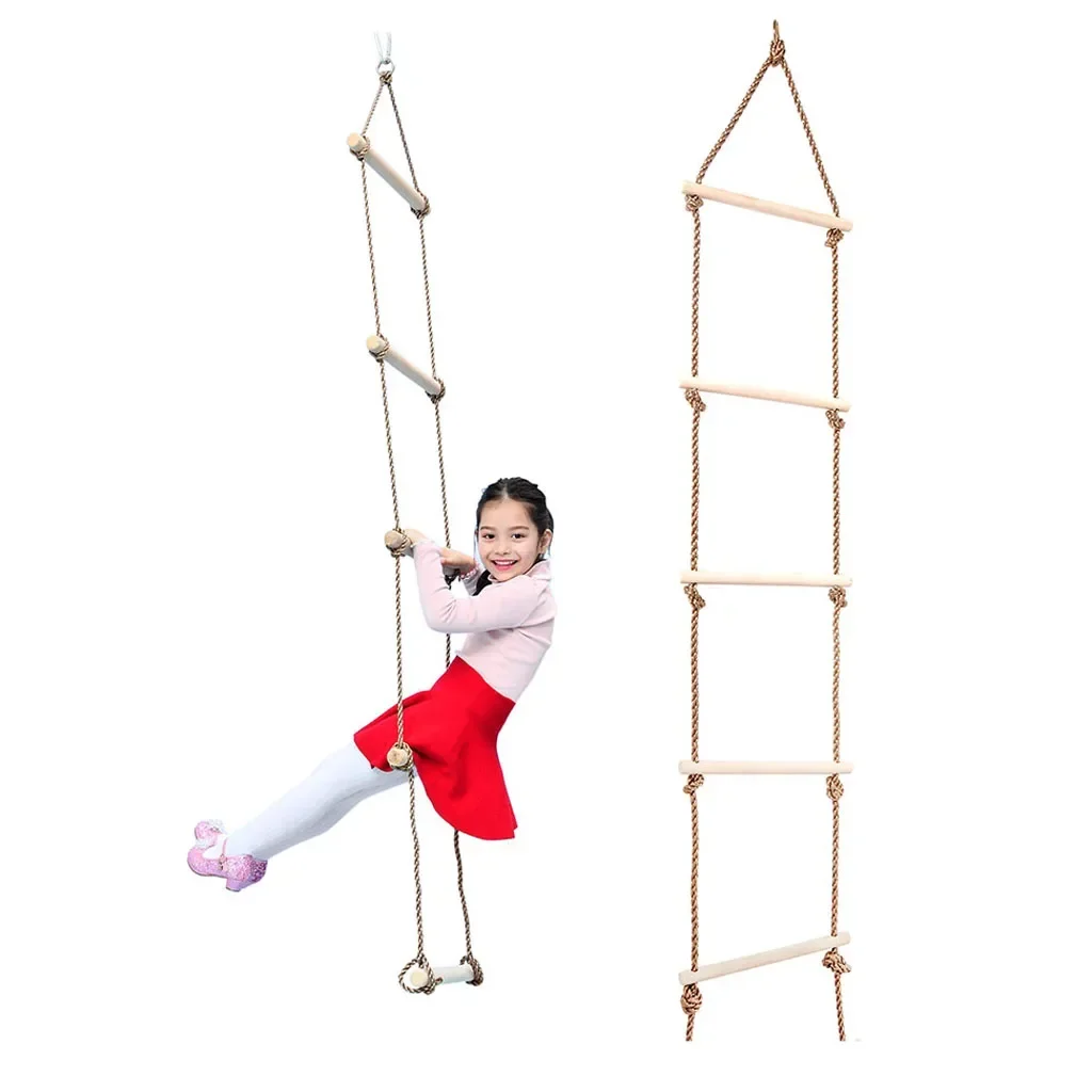 Kinderen Klimtouwladder Houten - Kids Outdoor Ladder recensie en prijs