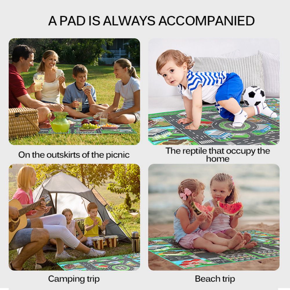 130*100Cm Baby Speelmat Stadsv - Kids Outdoor Music recensie en prijs