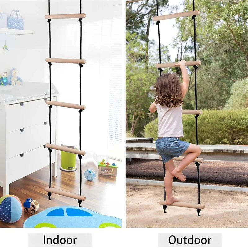Klimtouwladder voor kinderen,  - Kids Outdoor Ladder recensie en prijs