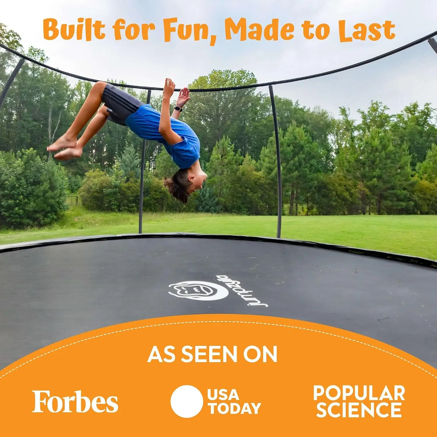 Buitentrampoline met veilighei - Kids Outdoor Ladder recensie en prijs