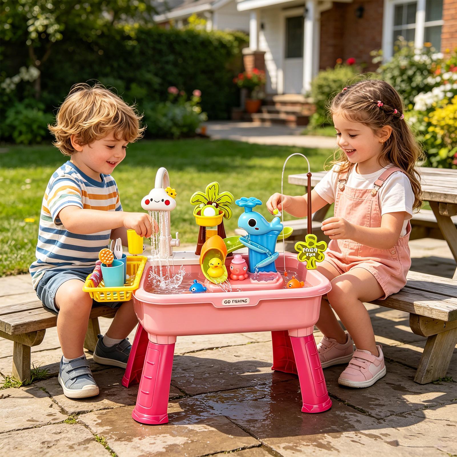 Elektrische speelgootsteen voo - Kids Outdoor Kitchen recensie en prijs