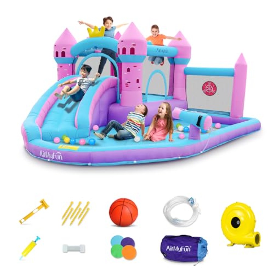 Opblaasbare waterglijbaan met  - Kids Outdoor House recensie en prijs