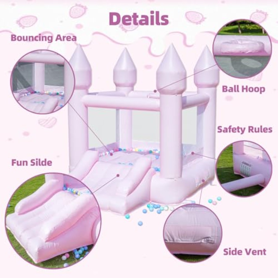 PVC springkasteel voor kindere - Kids Outdoor House recensie en prijs