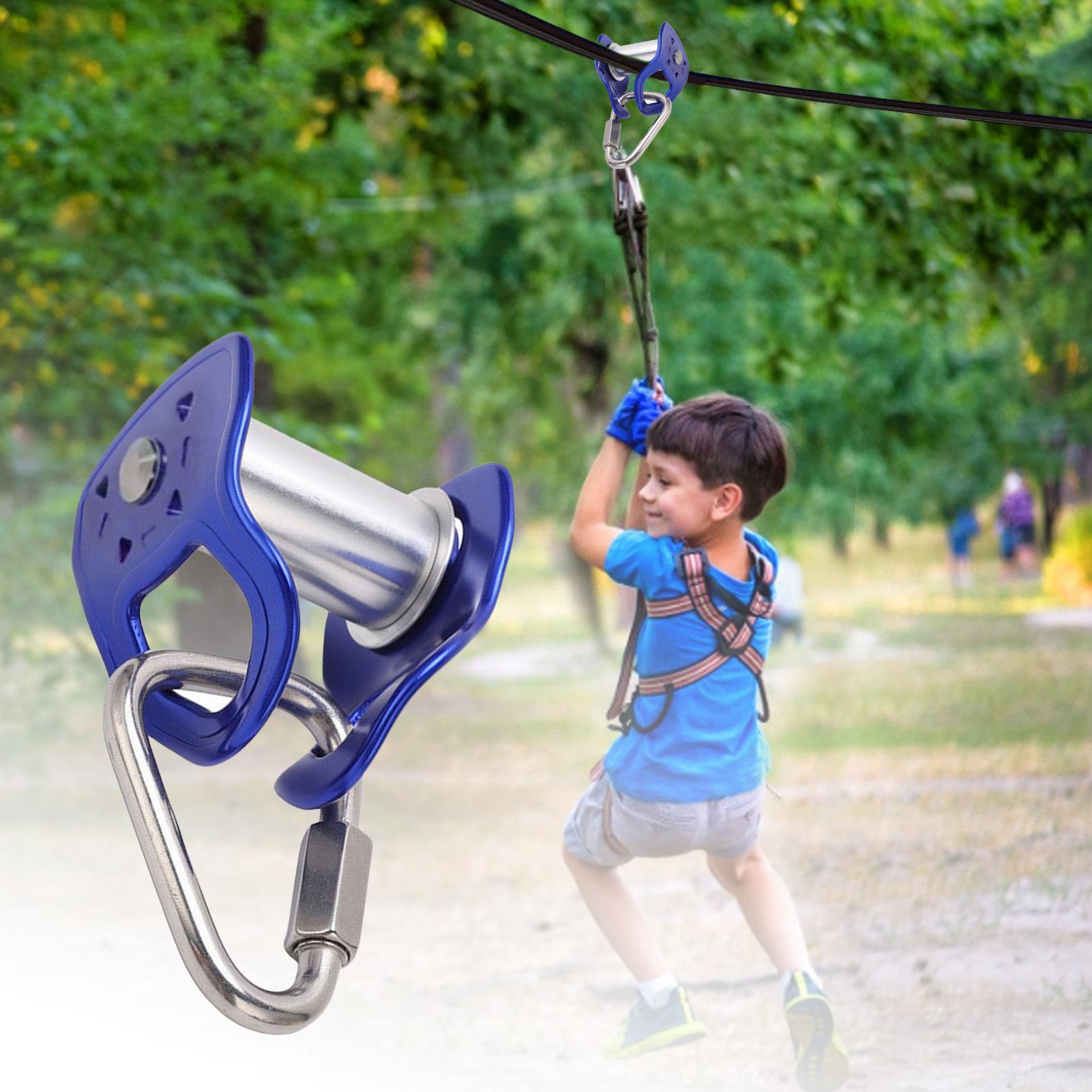 Buiten pulley zipline snel op  - Kids Outdoor Zipline recensie en prijs